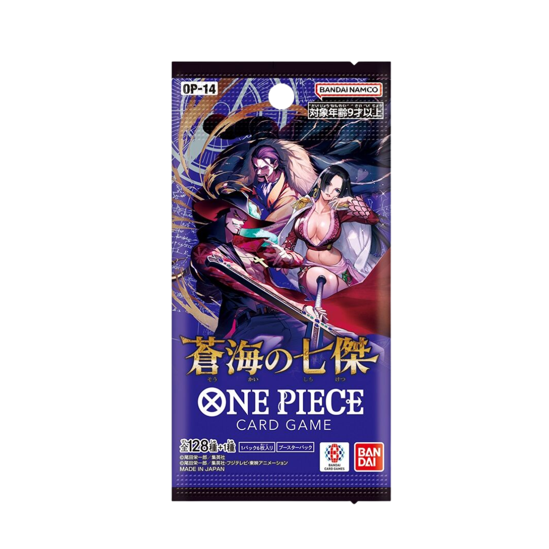 One Piece Card Game OP-14 AZURE SEA’S SEVEN Booster Pack (Japanese)