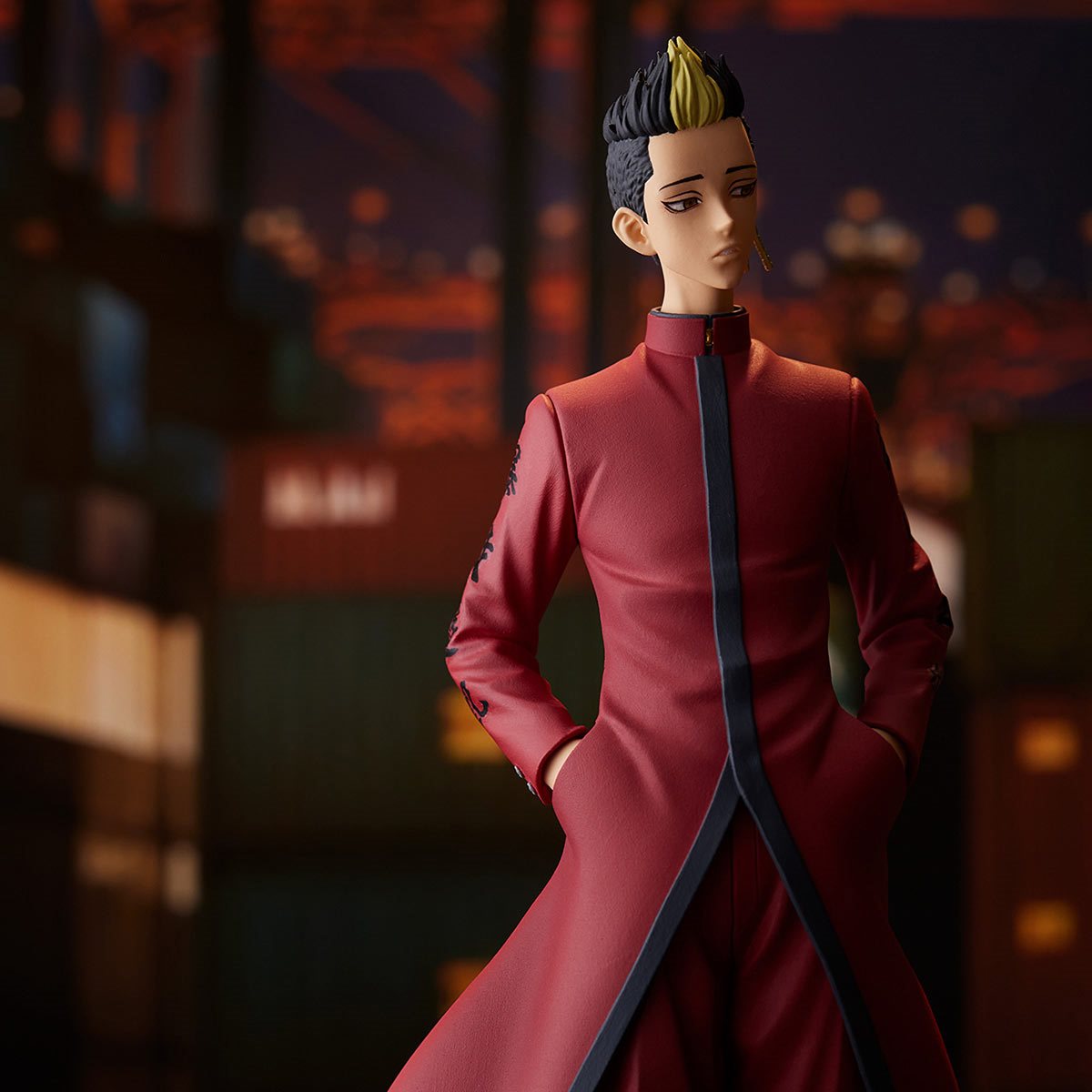 Shuji Hanma figure from Tokyo Revengers presented by Banpresto