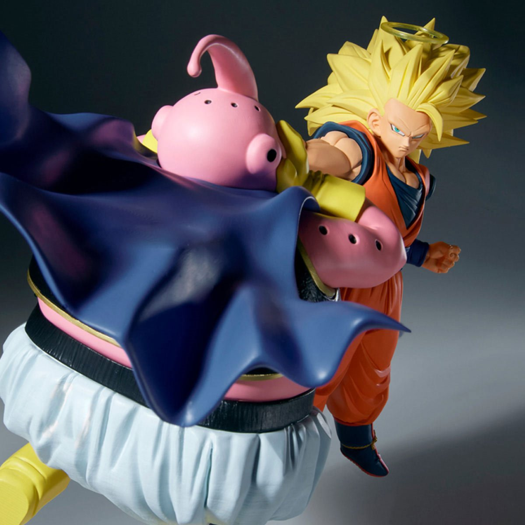 Dragon Ball Z - Match Makers - Super Saiyan 3 Goku Figure (vs Majin Buu) - Banpresto
