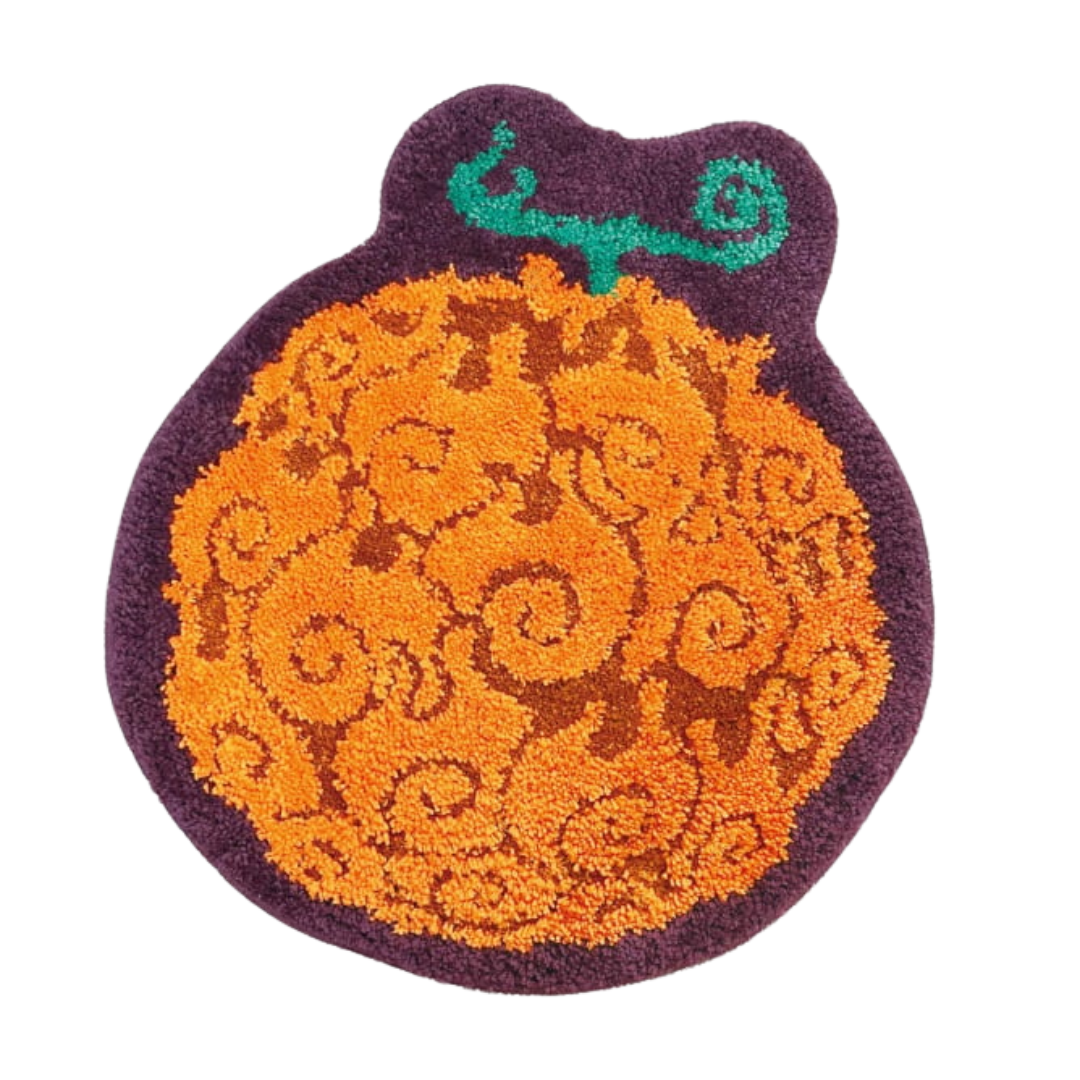 One Piece - Flame Flame Fruit Rug