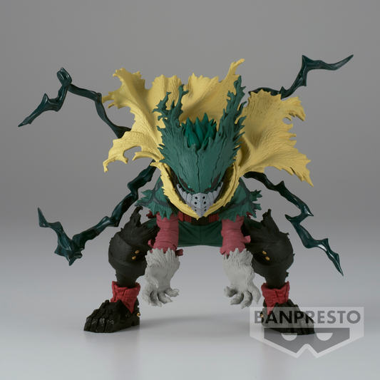 Banpresto's The Amazing Heroes series presents an Izuku Midoriya figure from My Hero Academia