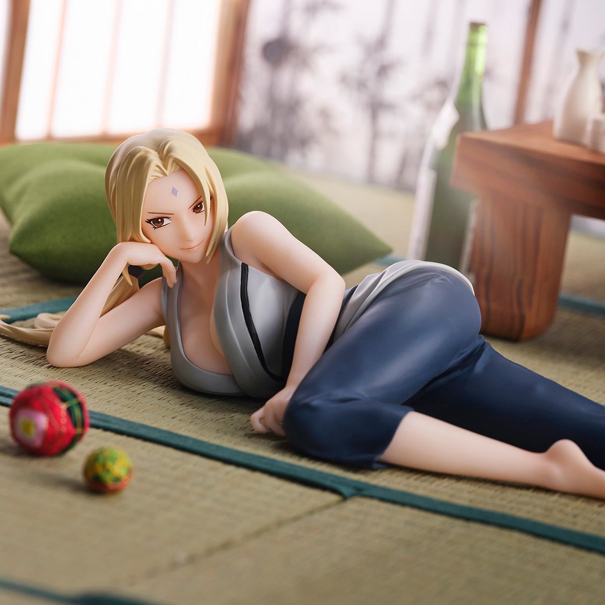 Tsunade figure from Naruto Shippuden presented by Banpresto's Relax Time series