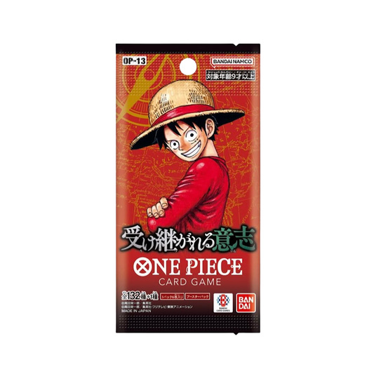 One Piece Card Game OP-13 Carrying on His Will Booster Pack (Japanese)
