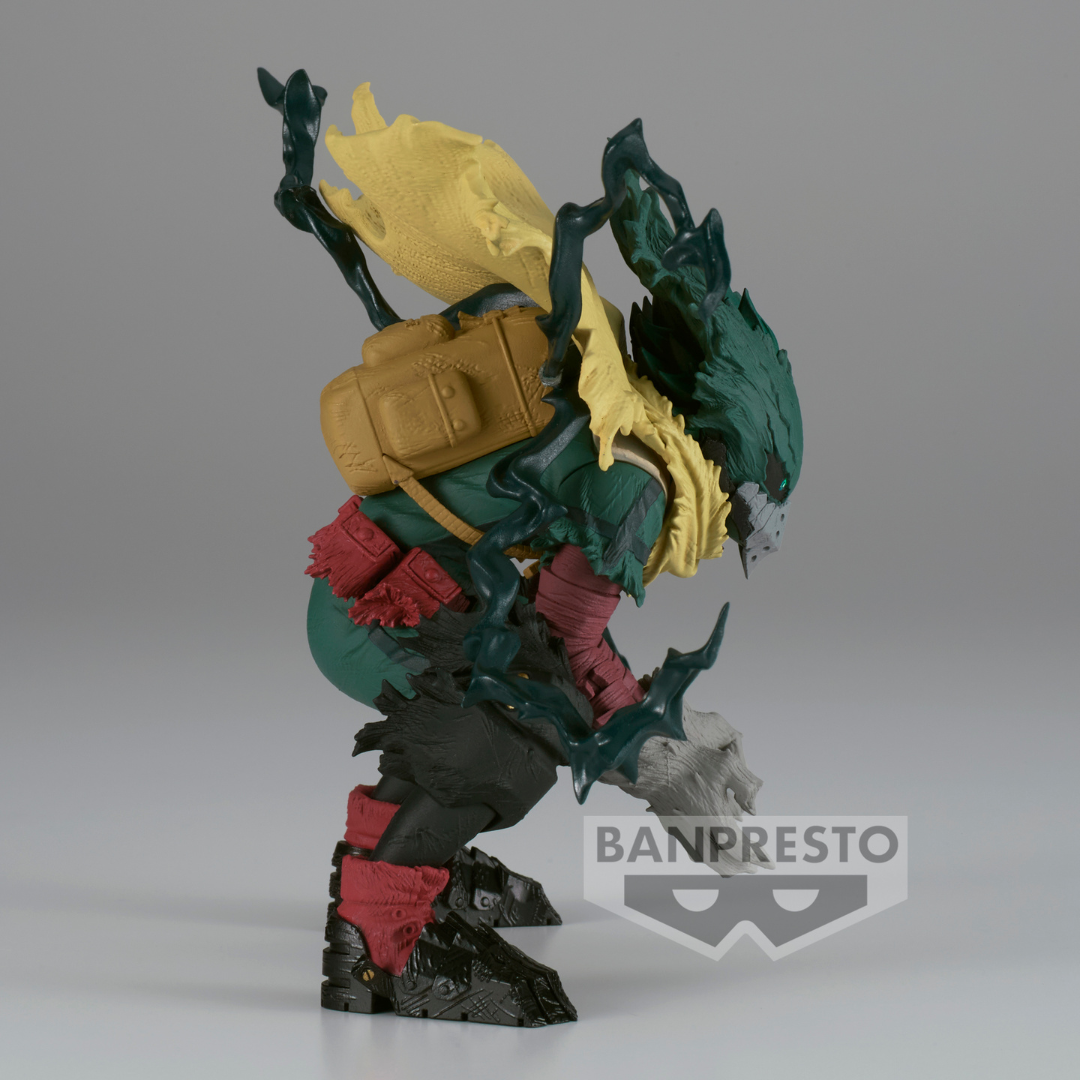 Banpresto's The Amazing Heroes series presents an Izuku Midoriya figure from My Hero Academia