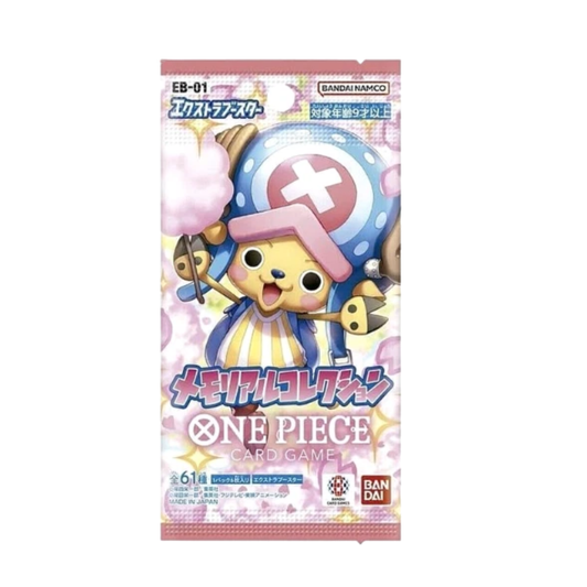 One Piece Card Game EB-01 Memorial Collection Booster Pack (Japanese)