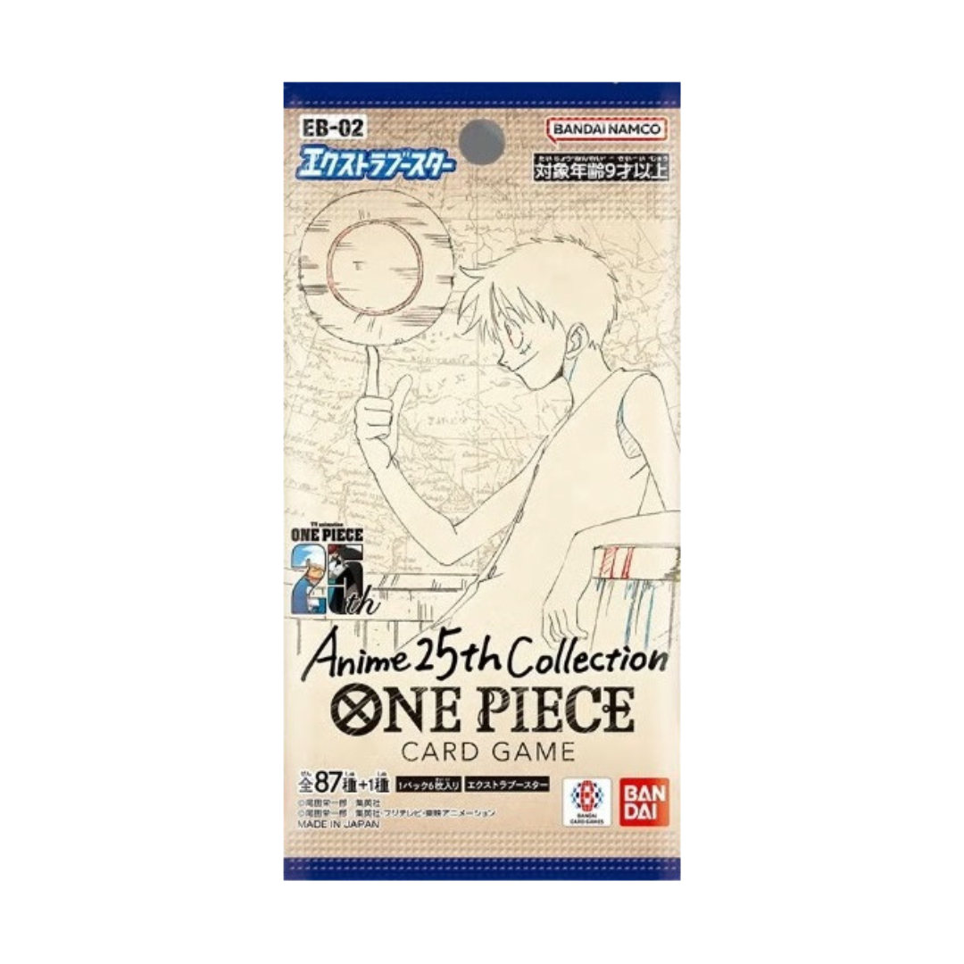 One Piece Card Game EB-02 Anime 25th Collection Booster Pack (Japanese)