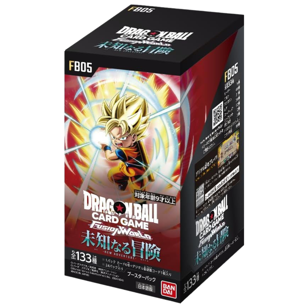 Dragon Ball Super Card Game Fusion World FB-05 New Adventure Booster Box (Japanese)