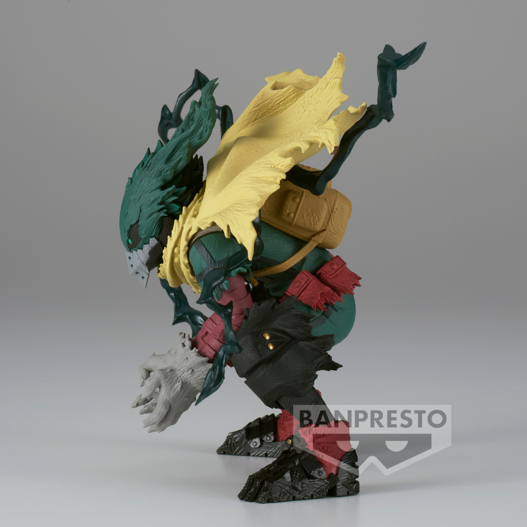 Banpresto's The Amazing Heroes series presents an Izuku Midoriya figure from My Hero Academia