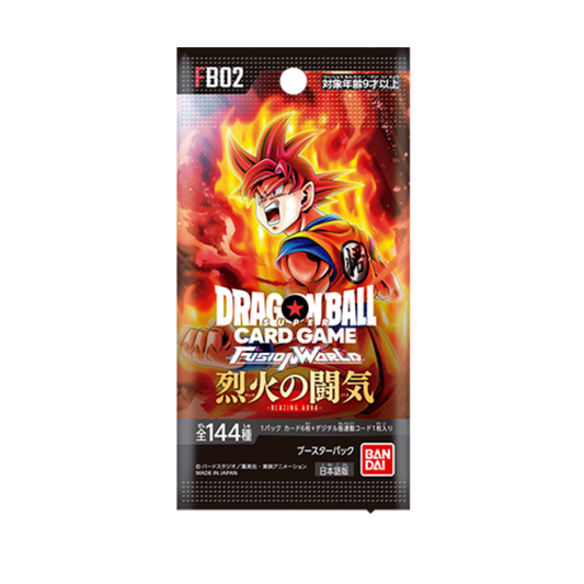 Dragon Ball Super Card Game Fusion World FB-02 Blazing Aura Booster Pack (Japanese)