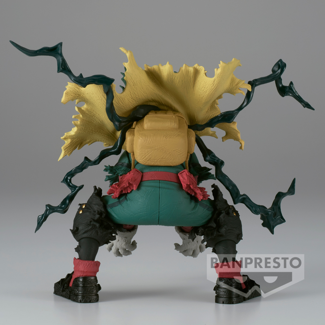 Banpresto's The Amazing Heroes series presents an Izuku Midoriya figure from My Hero Academia