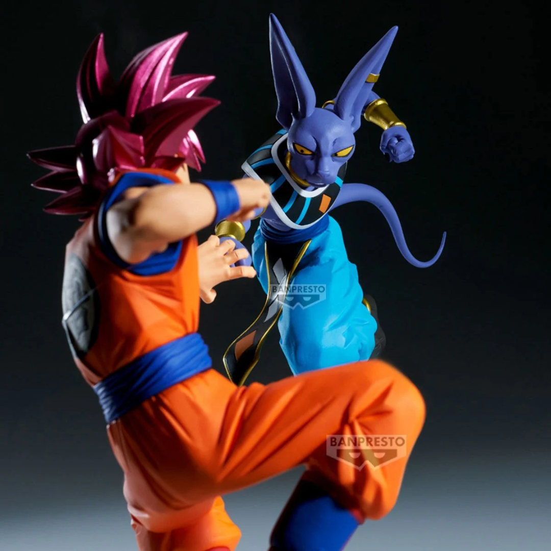 Dragon Ball Super - Match Makers - Beerus Figure (vs Super Saiyan God Goku) - Banpresto