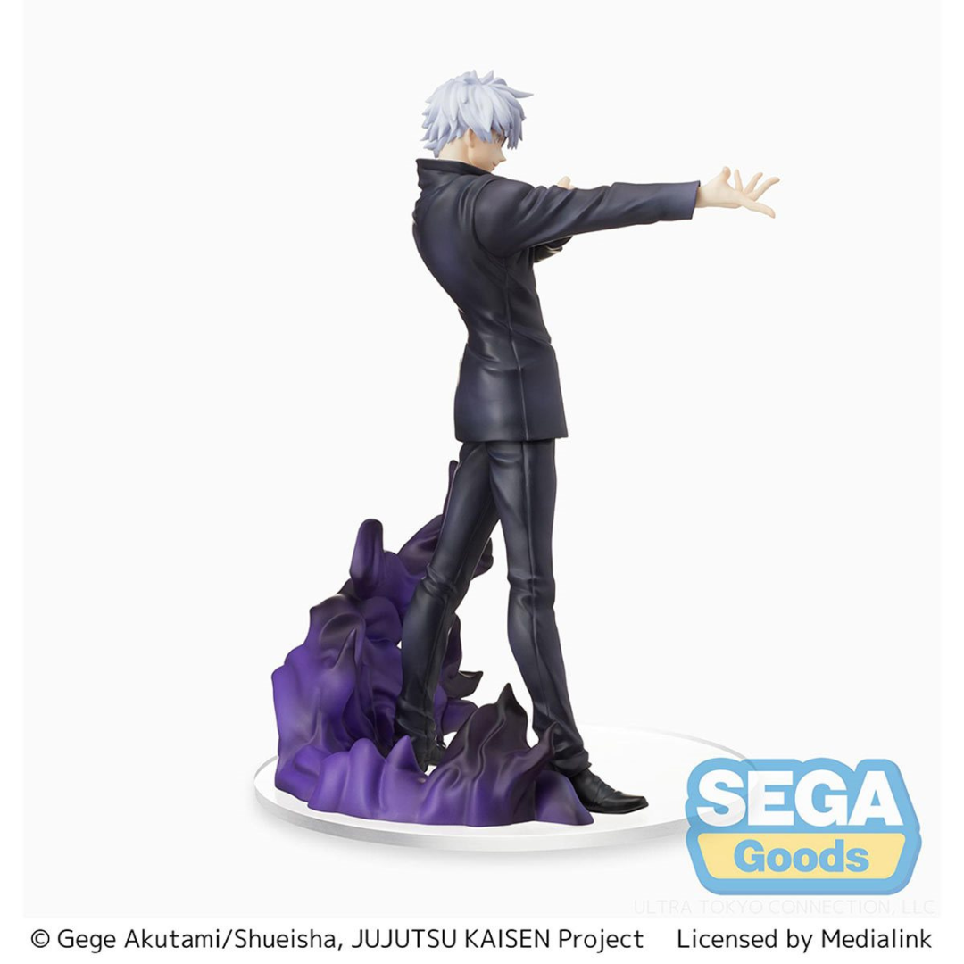 Satoru Gojo figure featuring his Hollow Purple figure from Luminasta.