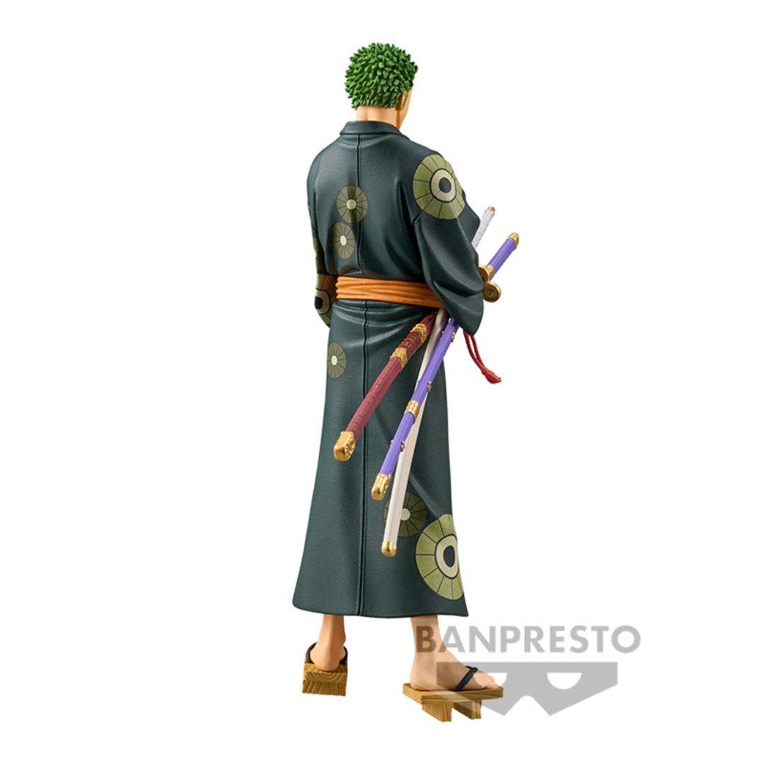 One Piece - DXG The Grandline Series - Wanokuni Roronoa Zoro Figure Yukata ver. - Banpresto]