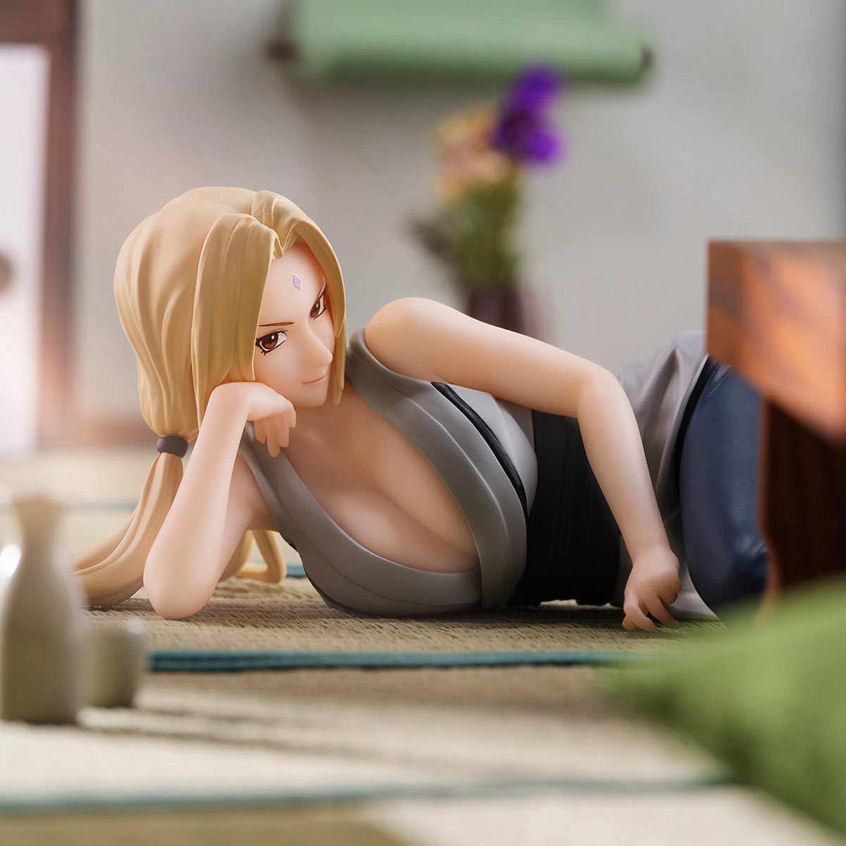 Tsunade figure from Naruto Shippuden presented by Banpresto's Relax Time series
